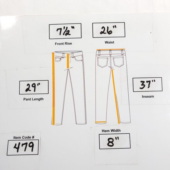 Silver Suki Straight Casual Medium Wash Button Zip Jeans Womens Size 25x30 Blue - Picture 9 of 9